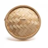 Bamboe stoommandje deksel 22cm