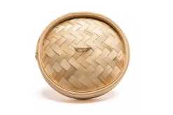 Bamboe stoommandje deksel 25cm