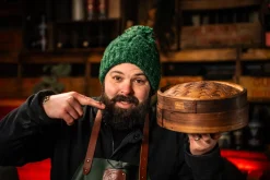 Bamboe stoommandje deksel 25cm