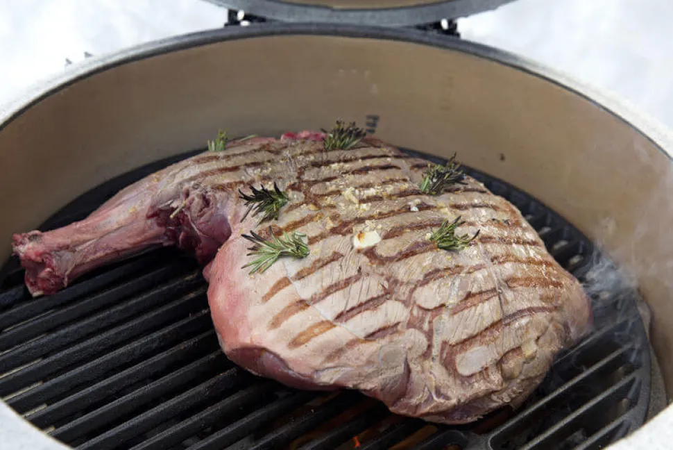 Big Green Egg Medium – met intEGGrated onderstel en hoes