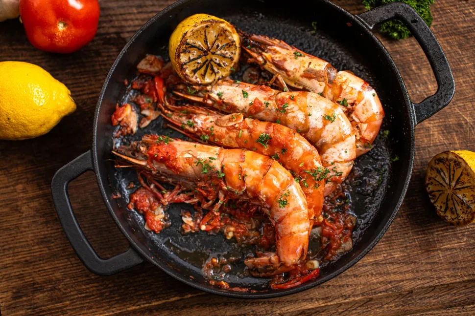 Black Tiger gamba’s ongepeld 6/8 met kop