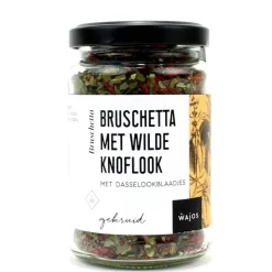 Bruschetta met wilde knoflook Wajos