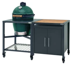Buitenkeuken stel samen met kast + Big Green Egg Large