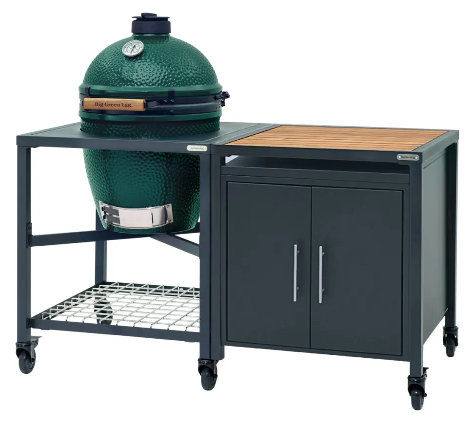 Buitenkeuken stel samen met kast + Big Green Egg Large