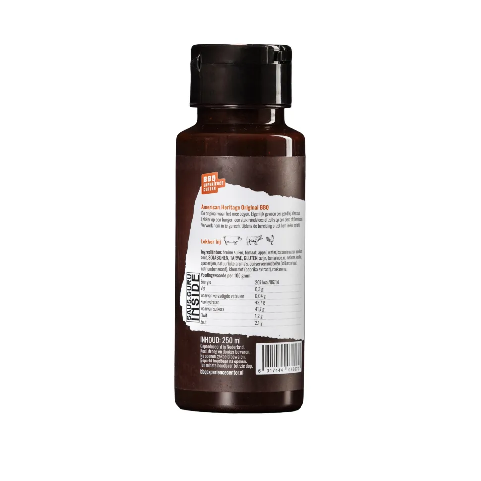 BXC American heritage original bbq saus