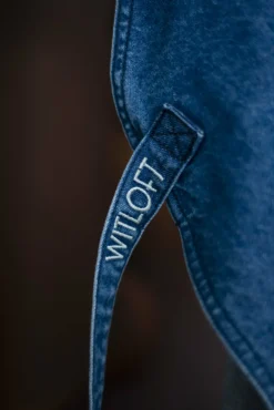 Denim schort blauw Witloft