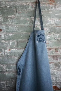 Denim schort lichtblauw Witloft