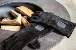 Handschoenen leer zwart OFYR