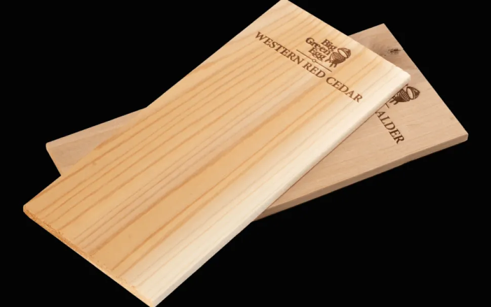 Houten grillplanken (wooden grilling planks ) Big Green Egg