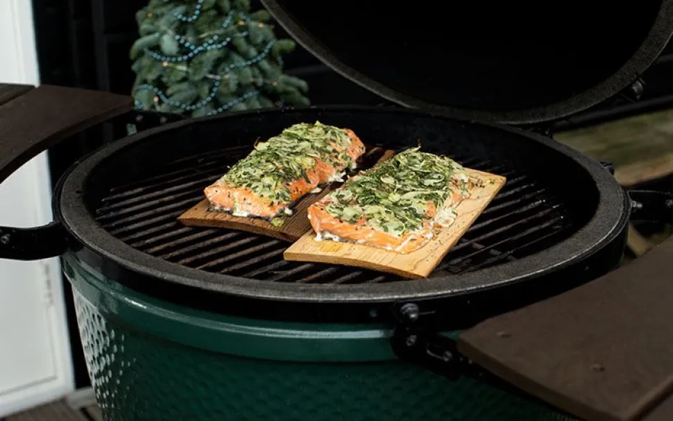 Houten grillplanken (wooden grilling planks ) Big Green Egg