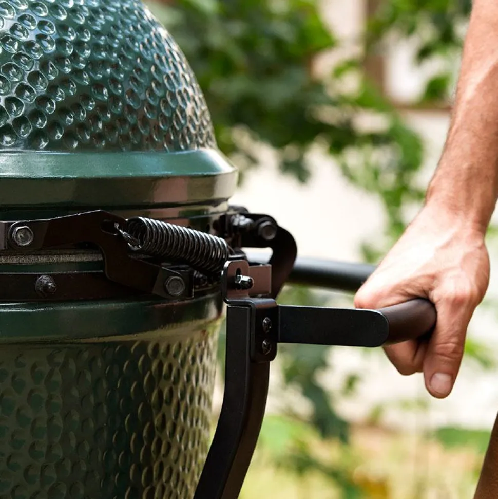 IntEGGrated nest + handler Big Green Egg