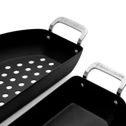 Karbon Steel halve maan pannenset Kamado Joe