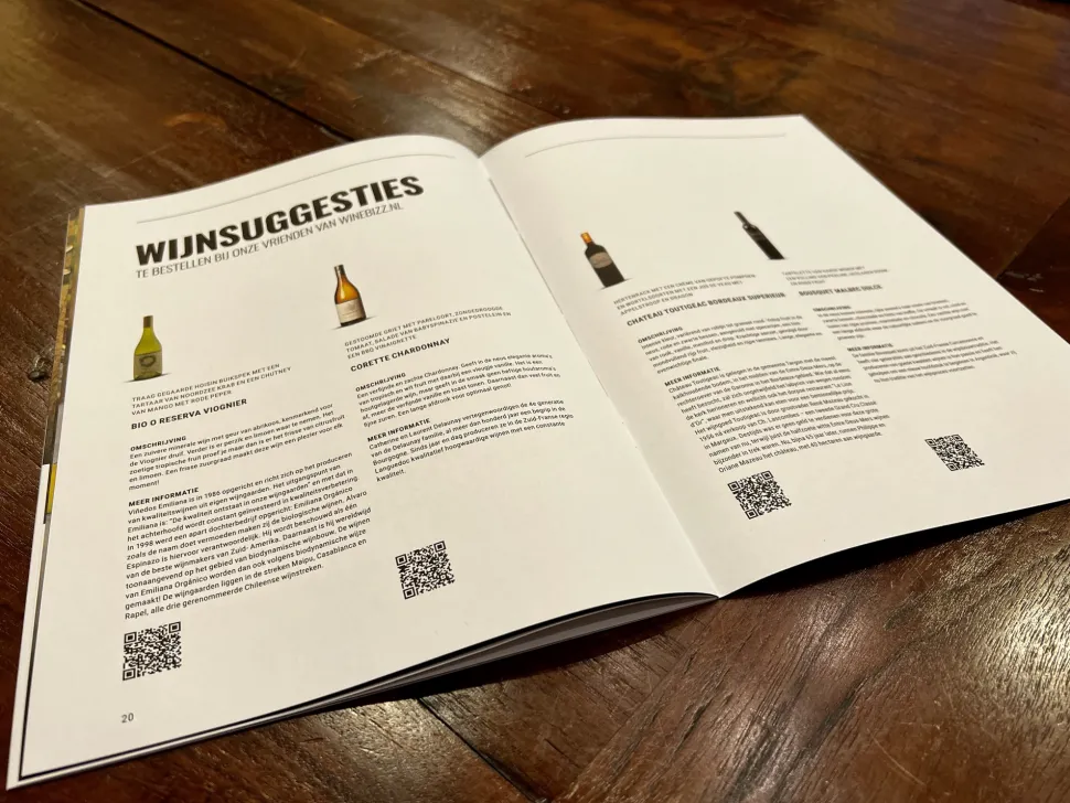 Kerstmenu 2021 magazine