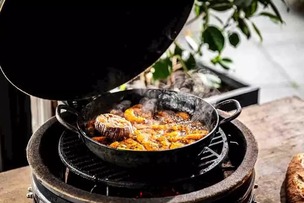 Koekenpan met 2 handvaten Forged