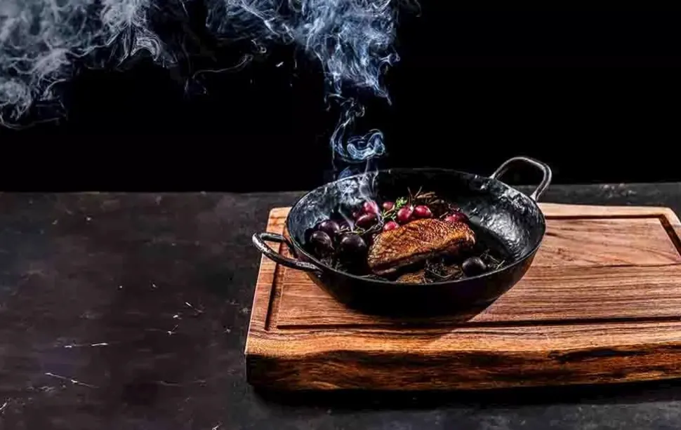 Koekenpan met 2 handvaten Forged