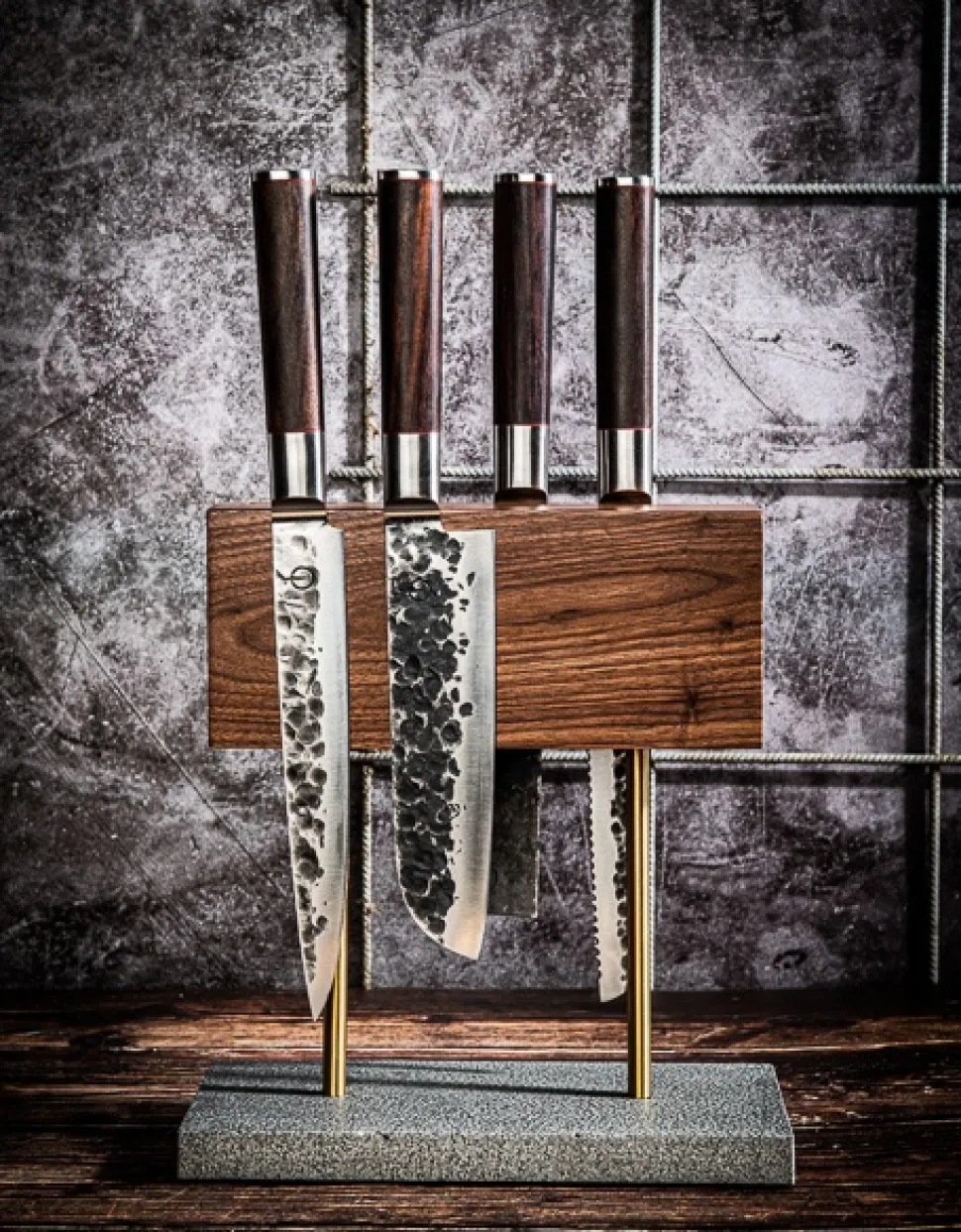 Magnetisch messenblok walnoot