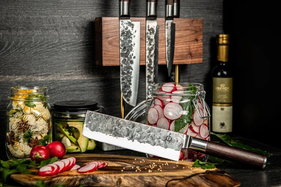 Magnetisch messenblok walnoot