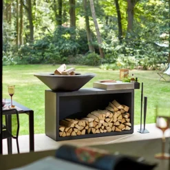 OFYR 85 Island Corten – Teak Hout