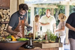 OFYR 85 Island Corten – Teak Hout