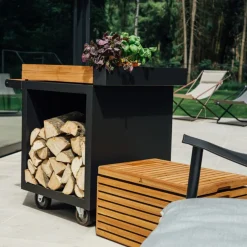 OFYR 65 Mise en Place Table PRO Black – Teak Hout