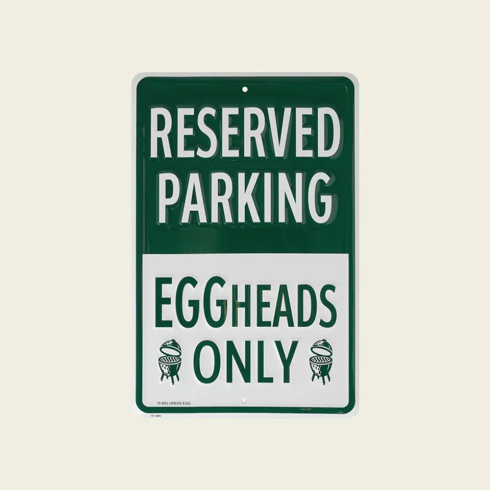 Parkeerbord ‘EGGheads only’ Big Green Egg