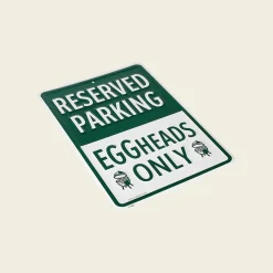 Parkeerbord ‘EGGheads only’ Big Green Egg