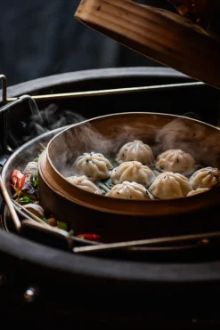 Stoommandje met deksel 25cm