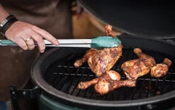 Tang met siliconen grijper (silicone tipped tongs) Big Green Egg