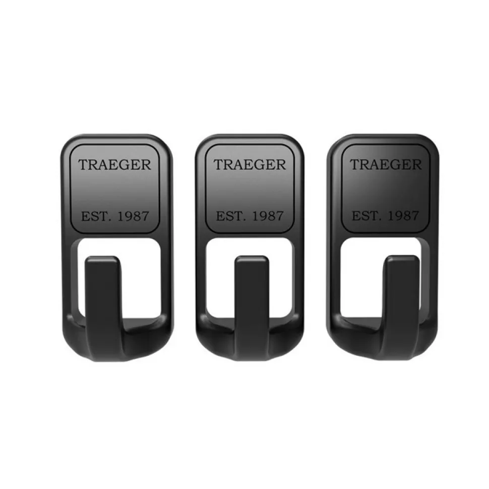 Traeger houten magneet haakjes (3 stuks)