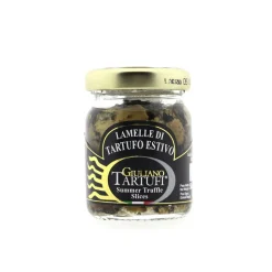 Truffelschijfjes op olie